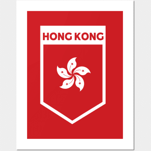 Hong Kong Flag Emblem Posters and Art